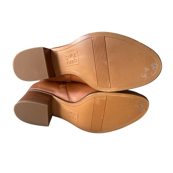 Naturalizer Dane Womens Riding Boots 6.5M Brown Leather Knee High Low Heel - Picture 10 of 10